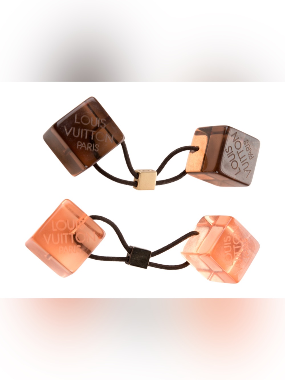Louis Vuitton Monogram Hair Cube Set 🤎🧡